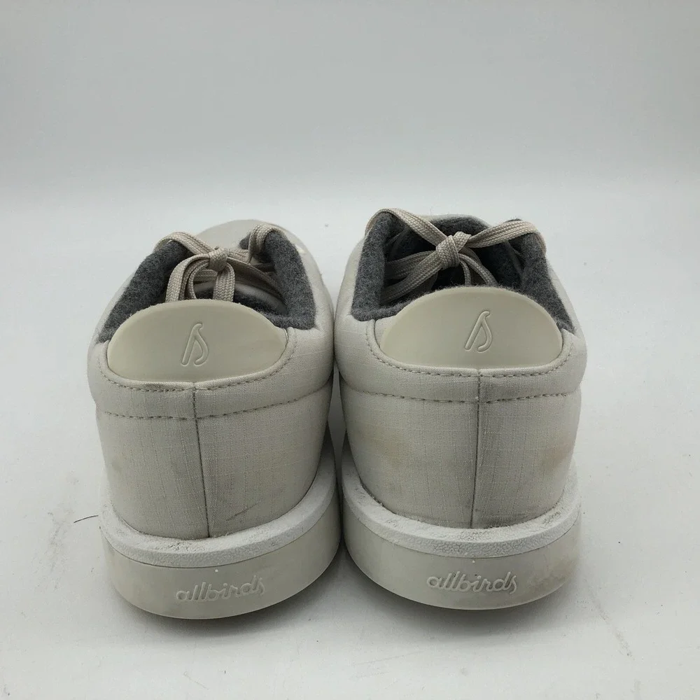 Allbirds Men's 10 Wool Pipers Low Top Cream Lightweight Casual Shoes